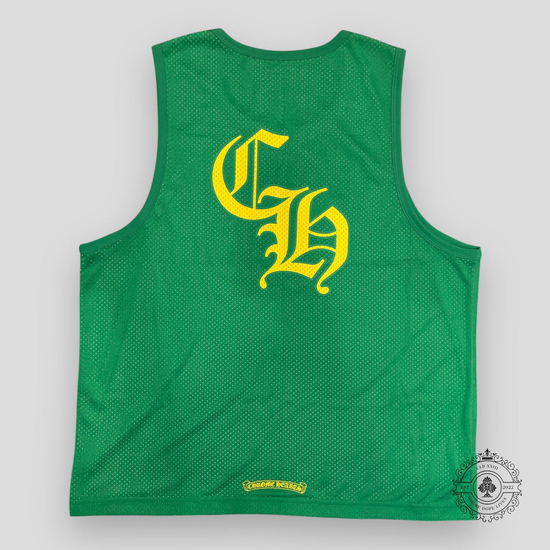 Chrome Hearts Reversible 33 Mesh Jersey in Green