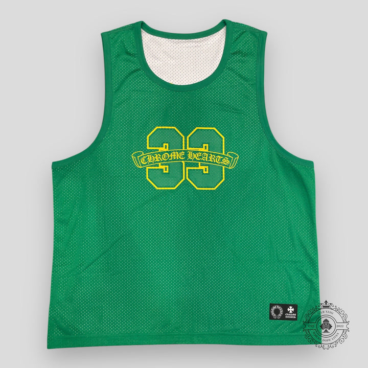 Chrome Hearts Reversible 33 Mesh Jersey in Green