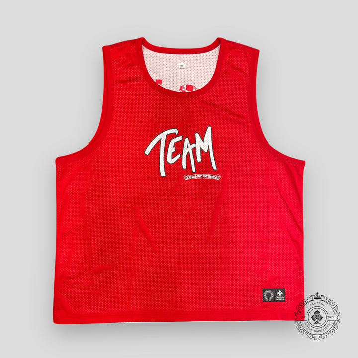 Chrome Hearts Reversible Mesh Team 99 Jersey in Red