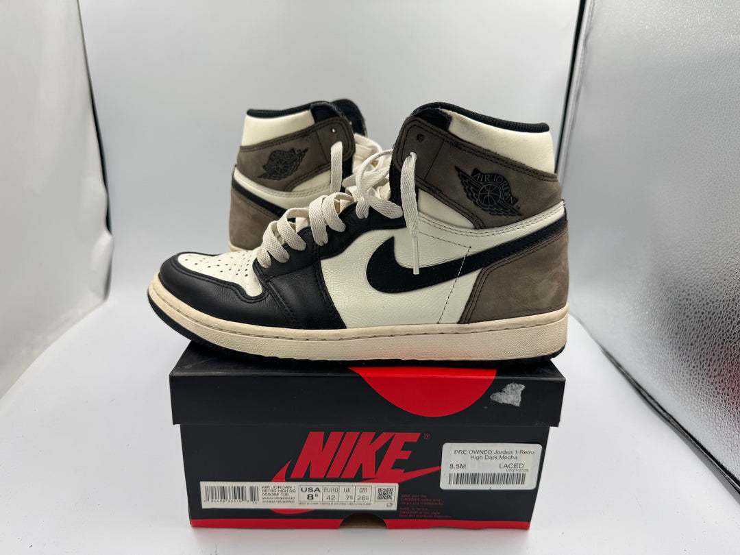 PRE OWNED Jordan 1 Retro High Dark Mocha