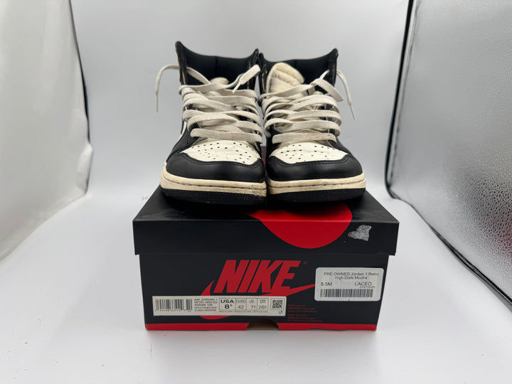 PRE OWNED Jordan 1 Retro High Dark Mocha