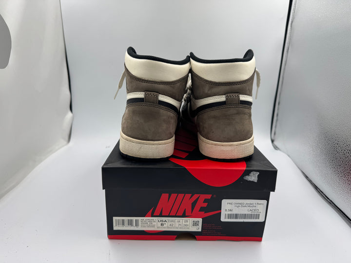 PRE OWNED Jordan 1 Retro High Dark Mocha