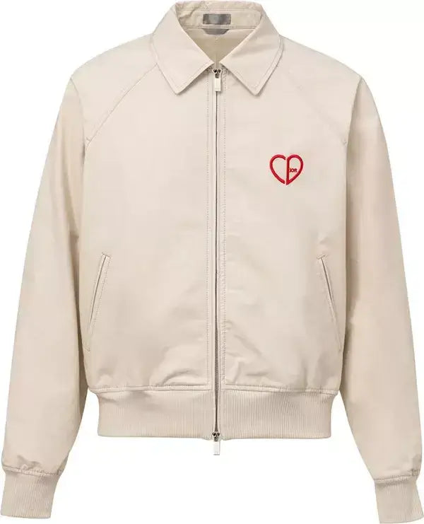 DIOR MEN'S BEIGE COTTON JACKET