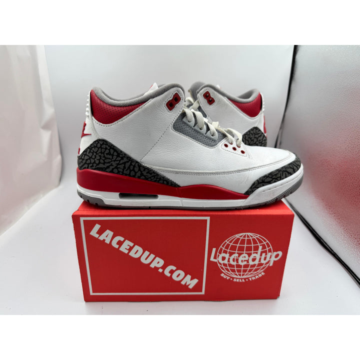 PRE OWNED Jordan 3 Retro Fire Red (2022) No Box
