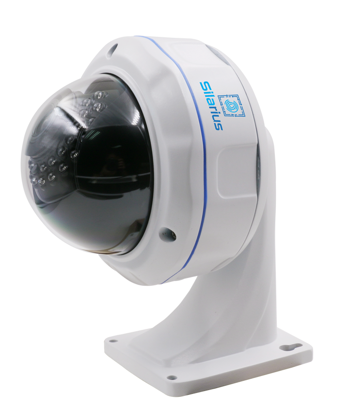 Silarius SIL-VD8MPAI 8MP Dome Camera 2.8-12mm Manual Zoom Lens AI + Bracket