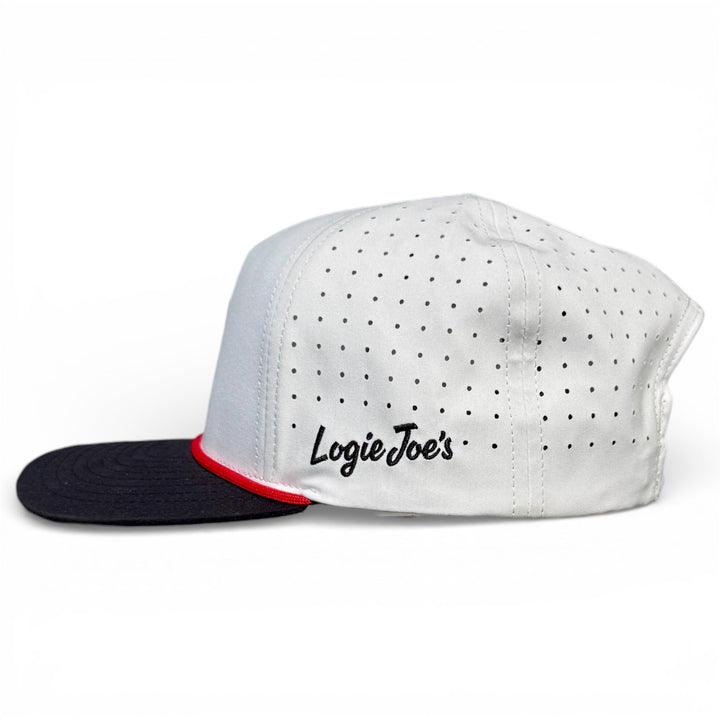 Pocket Aces Golf Hat | Snapback Cap | Built-in Magnetic Ball Marker Holder + Marker Included | Adjustable Gray &amp; Black