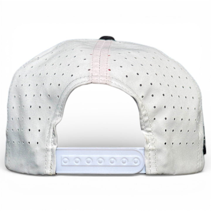 Pocket Aces Golf Hat | Snapback Cap | Built-in Magnetic Ball Marker Holder + Marker Included | Adjustable Gray &amp; Black