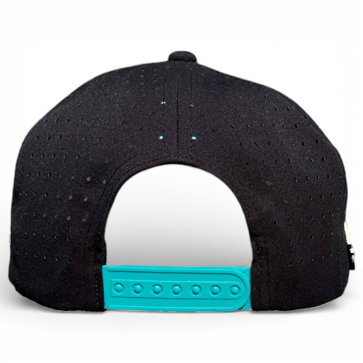 Shark Bite Golf Hat | Snapback Cap | Built-in Magnetic Ball Marker Holder + Marker Included | Adjustable | One Size