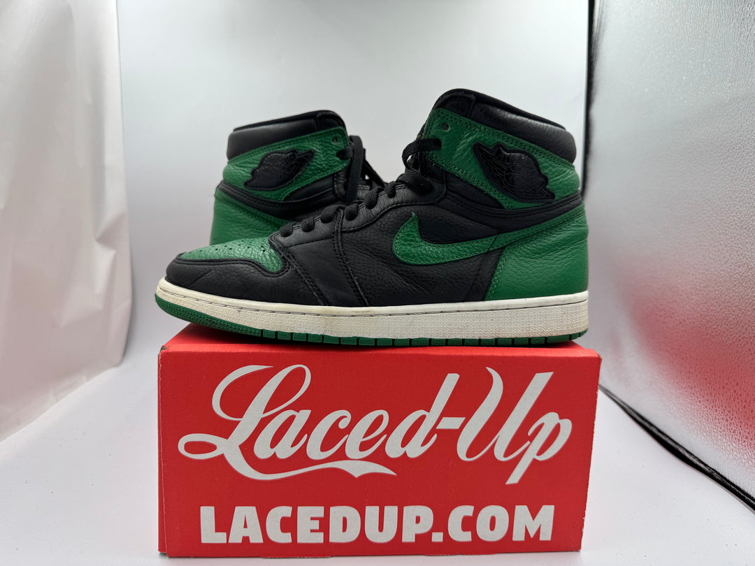 PRE OWNED Air Jordan 1 Retro High "Pine Green Black"