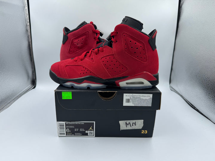 PRE OWNED Air Jordan Retro 6 Toro Bravo (GS) Conditional