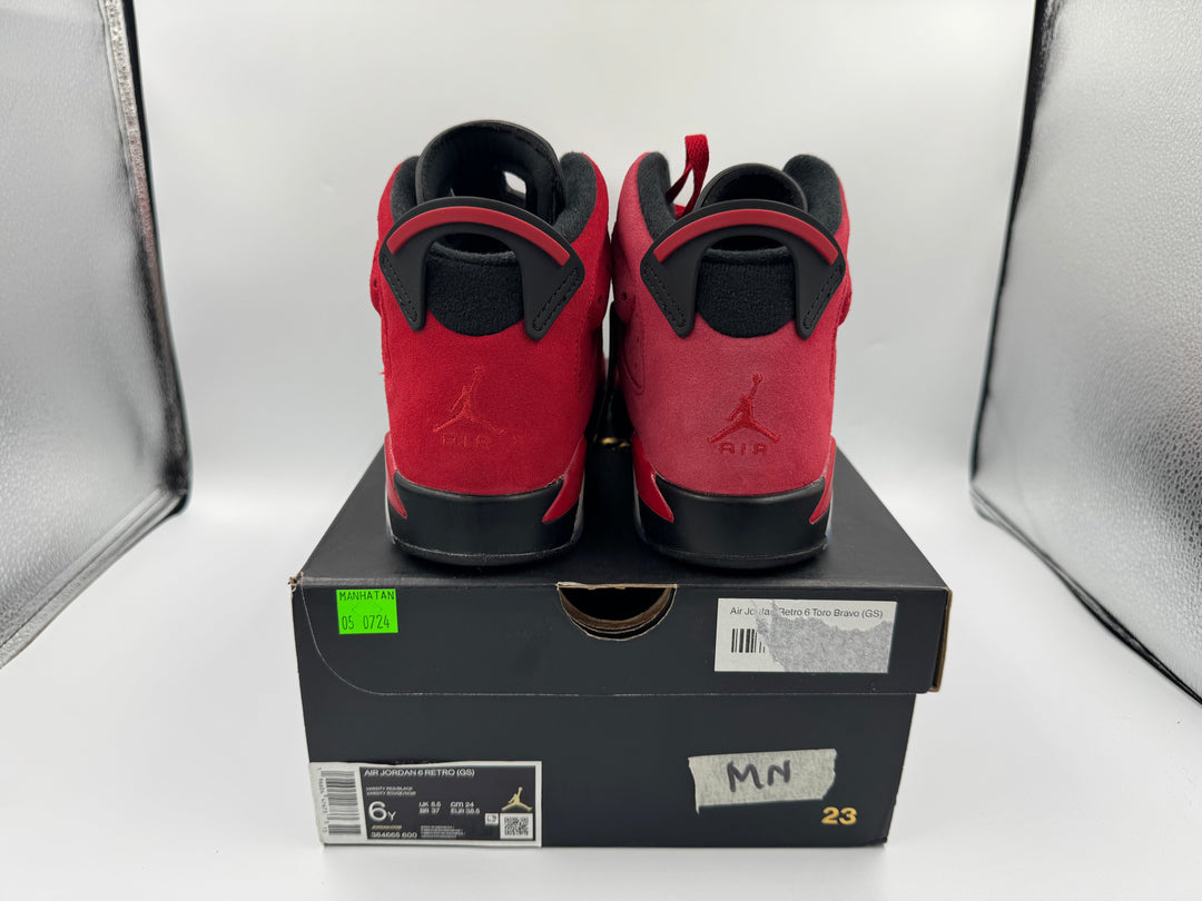 PRE OWNED Air Jordan Retro 6 Toro Bravo (GS) Conditional