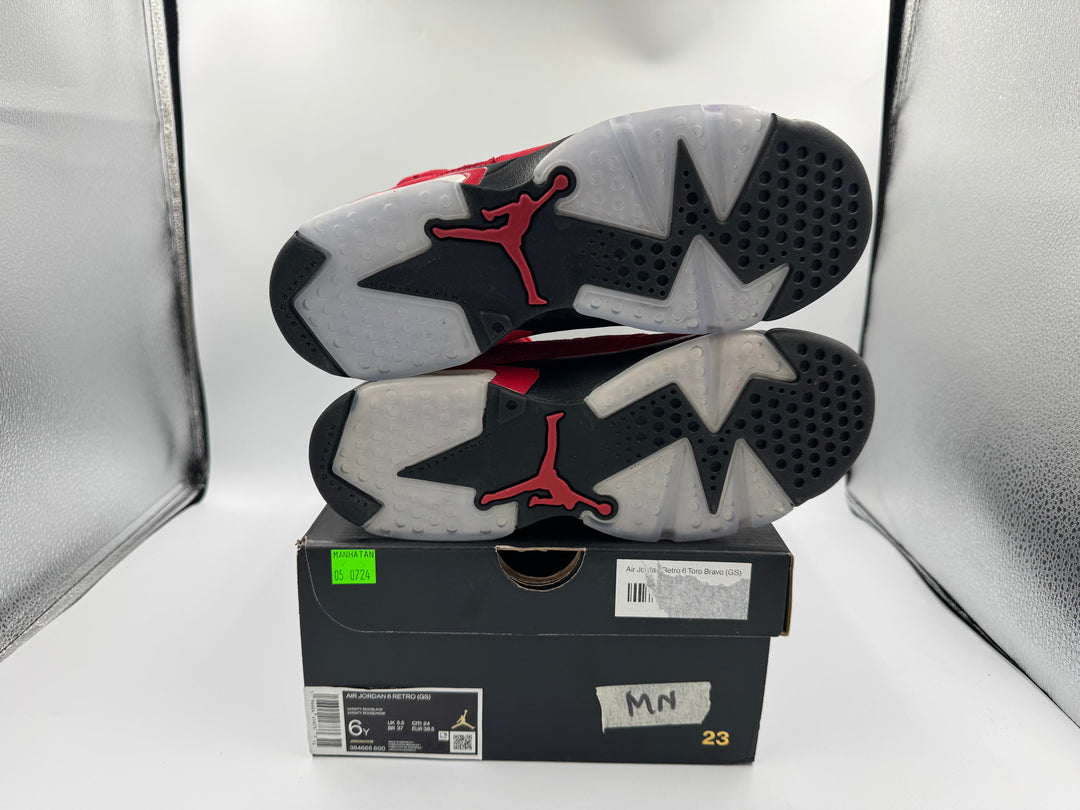 PRE OWNED Air Jordan Retro 6 Toro Bravo (GS) Conditional