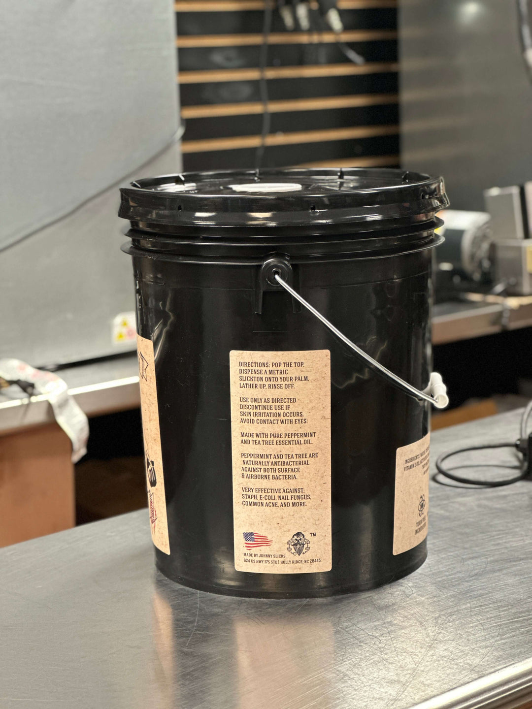 Johnny Slicks 5 Gallon Pail Of After Action Body Wash