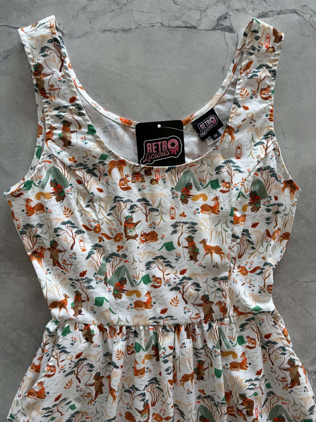 Campsite Fit &amp; Flare Dress