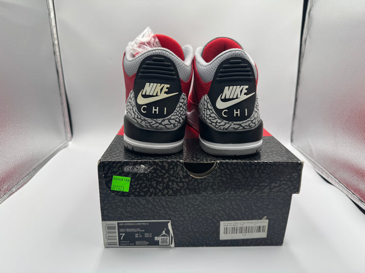 PRE OWNED Air Jordan Retro 3 "Red Cement" GS Conditional