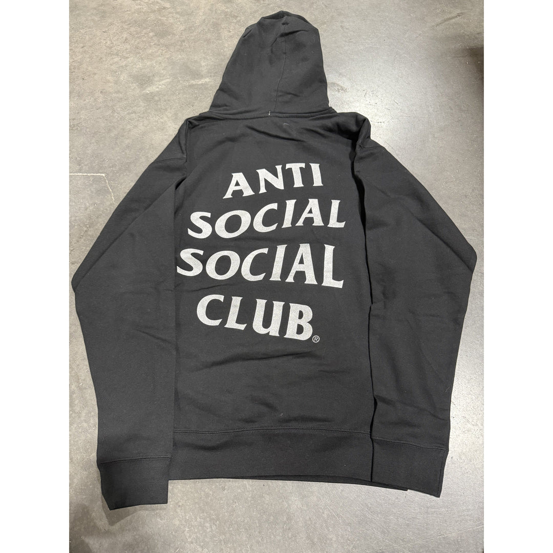 Anti Social Social Club Glittery Hoodie Black/Silver