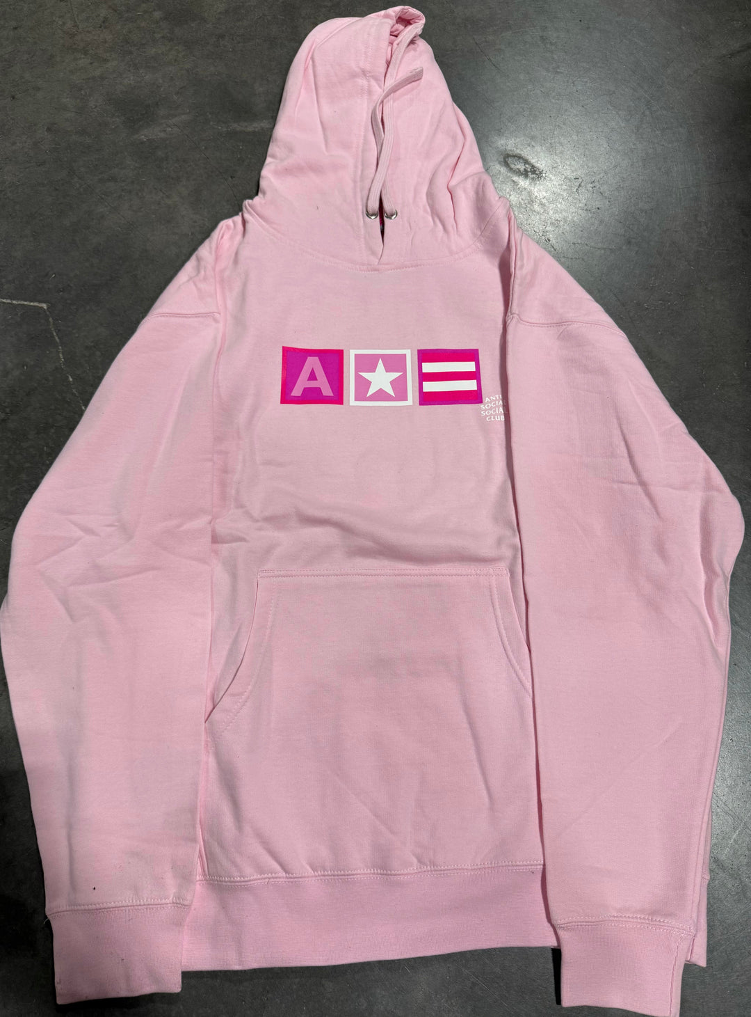 Anti Social Social Club Blocks Hoodie Pink/Multi