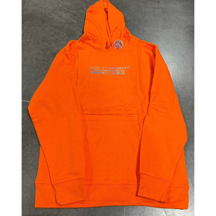 Anti Social Social Club 'Established 2014' Hoodie 'Orange'