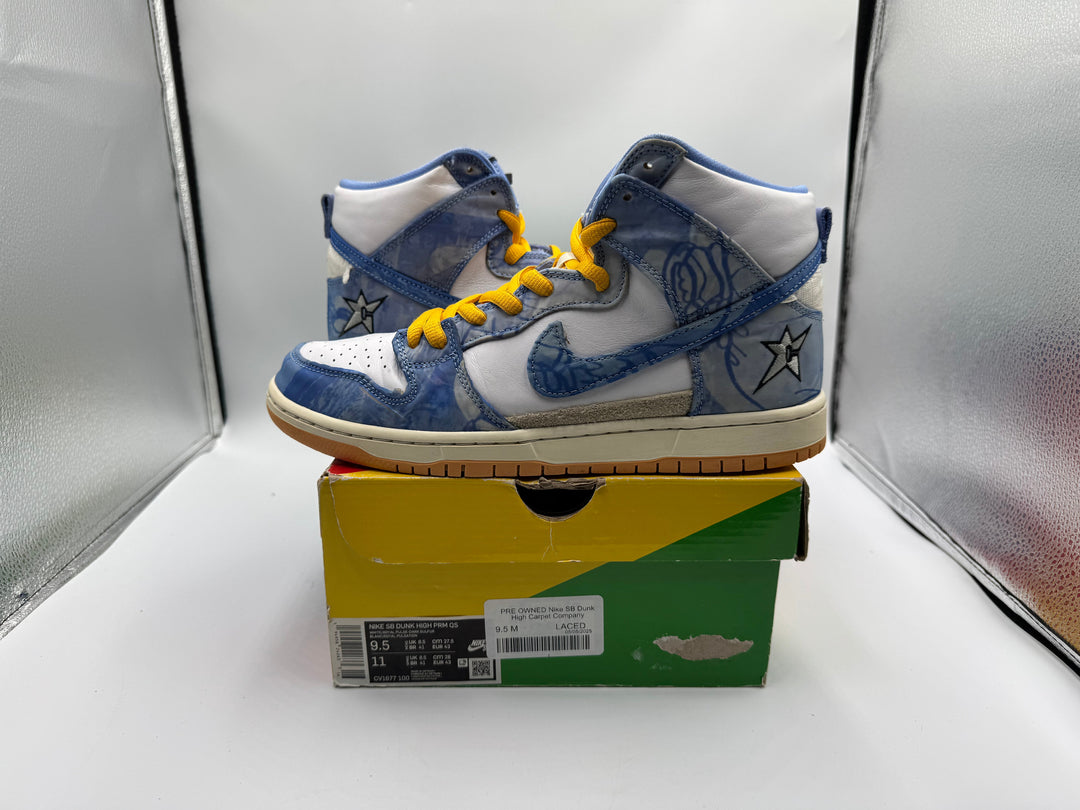 PRE OWNED Nike SB Dunk High Carpet Company