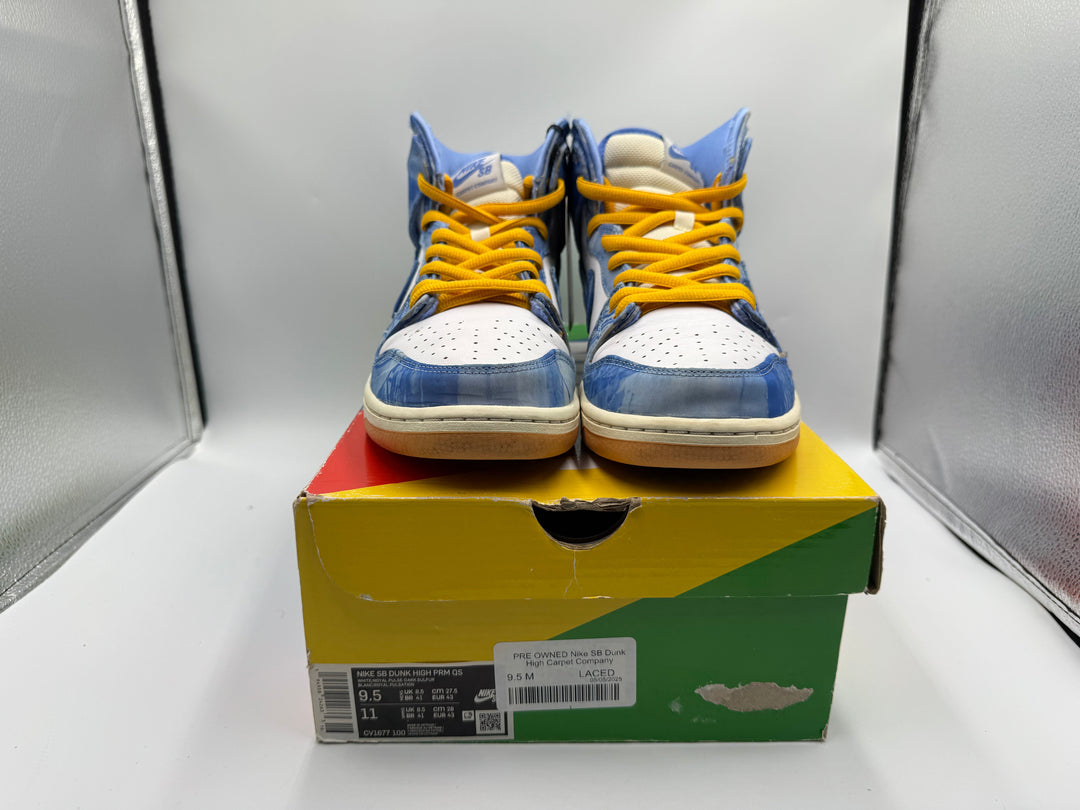 PRE OWNED Nike SB Dunk High Carpet Company