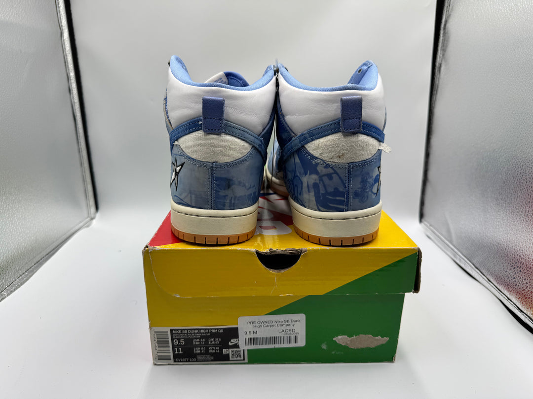PRE OWNED Nike SB Dunk High Carpet Company