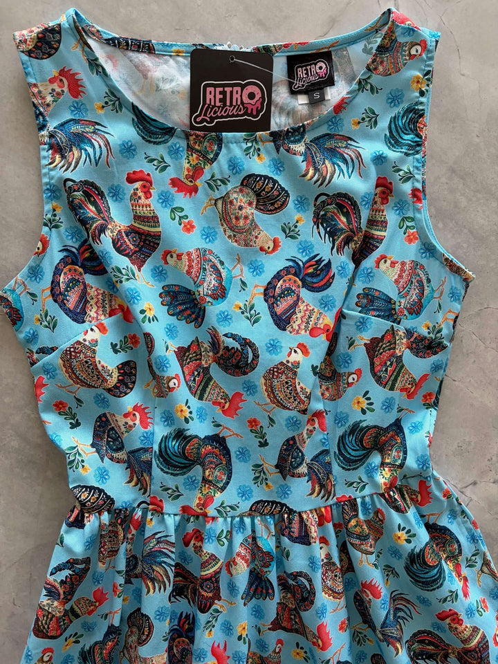 Chicken Vintage Dress