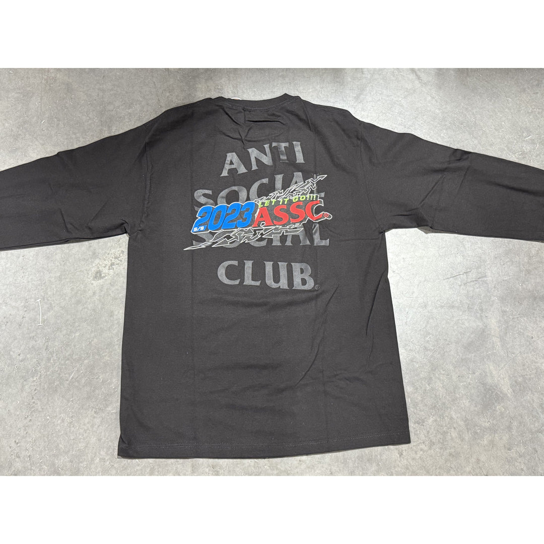 Anti Social Social Club "Let It Go 2023" Long Sleeve Black