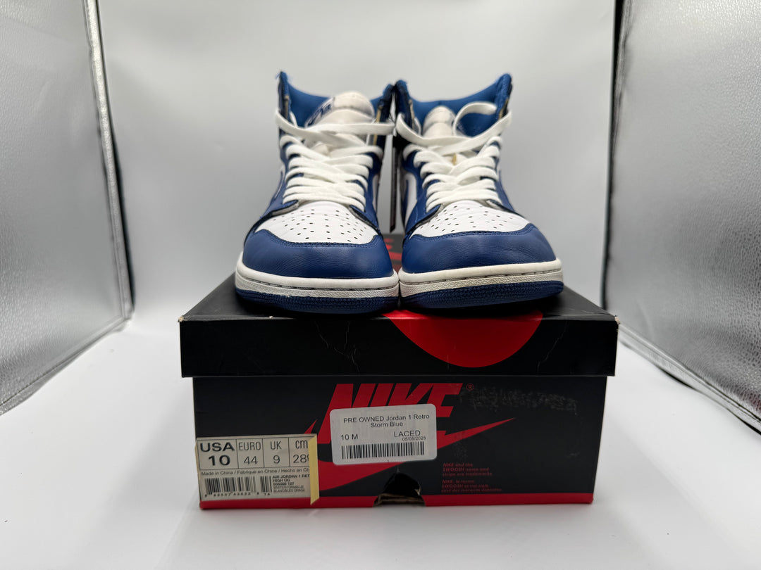 PRE OWNED Jordan 1 Retro Storm Blue