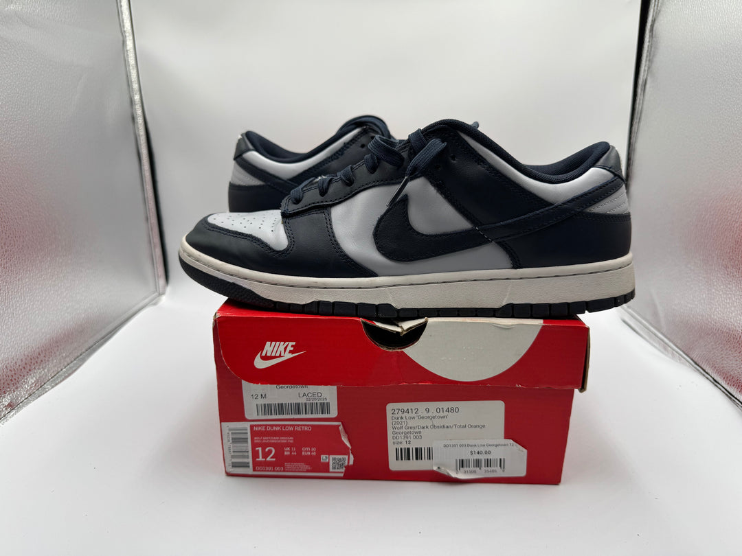 PRE OWNED Nike Dunk Low Georgetown
