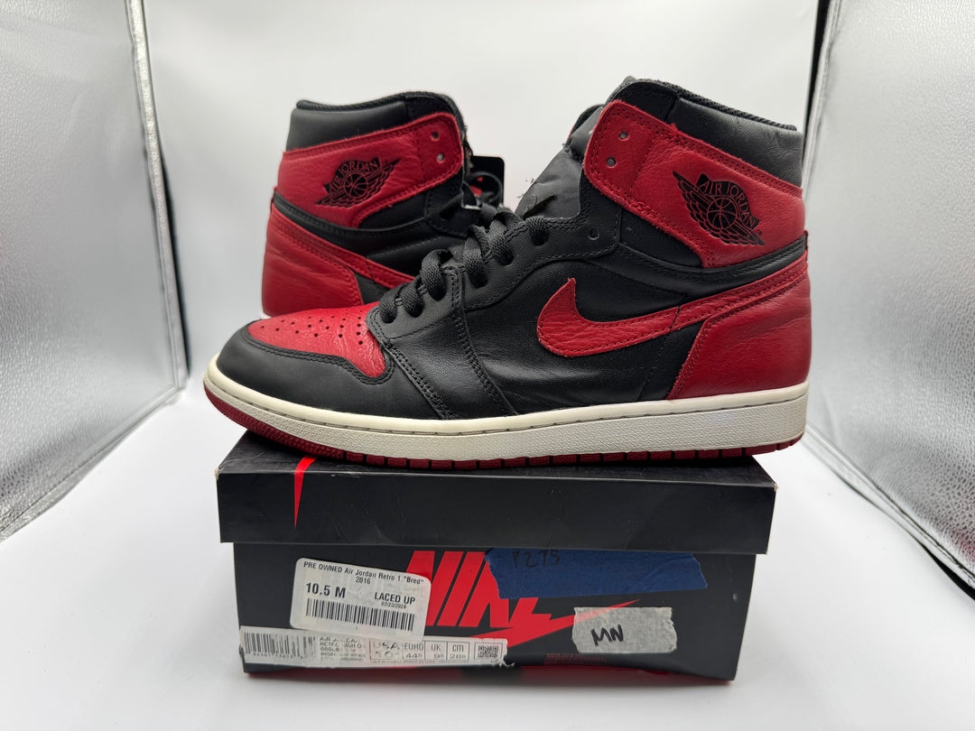 PRE OWNED Air Jordan Retro 1 "Bred" 2016