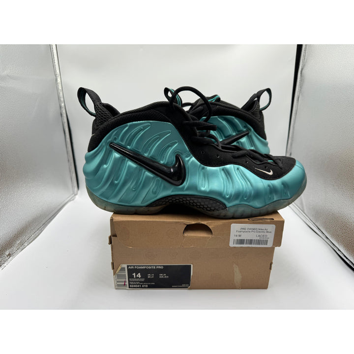 PRE OWNED Nike Air Foamposite Pro Electric Blue