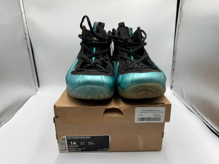 PRE OWNED Nike Air Foamposite Pro Electric Blue