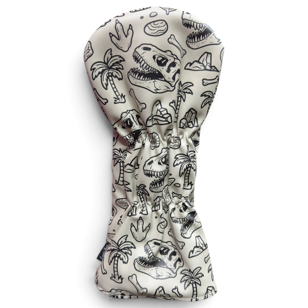 Fossil Fairways Driver Headcover – Premium Faux Leather Driver Cover – Elastic Fit – Embroidered Letters