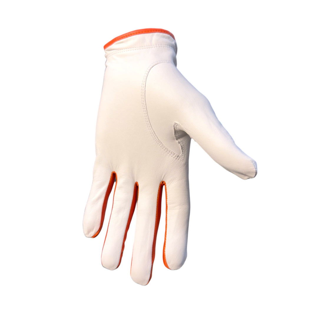 Breakfast Ball Cabretta Leather Golf Glove | Premium Golf Glove with Magnetic Ball Marker | Left &amp; Right Hand | Standard &amp; Cadet Sizes