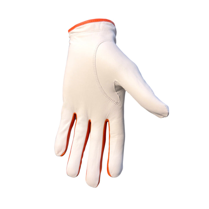 Breakfast Ball Cabretta Leather Golf Glove | Premium Golf Glove with Magnetic Ball Marker | Left &amp; Right Hand | Standard &amp; Cadet Sizes