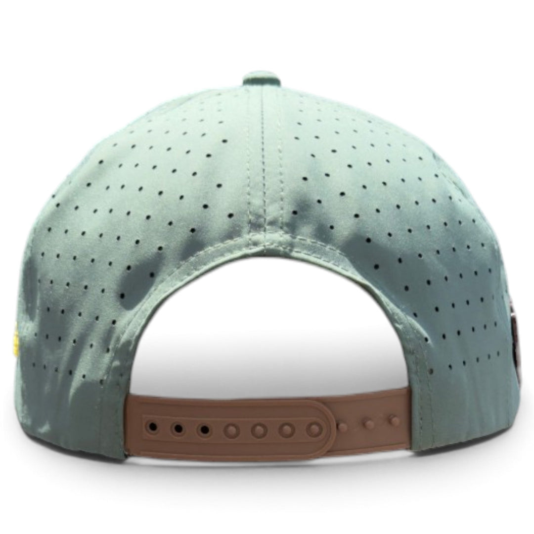 Estero Outpost Golf Hat | Snapback Cap | Built-in Magnetic Ball Marker Holder + Marker Included | Adjustable | Parks &amp; Recreation