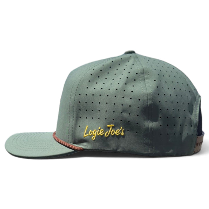 Estero Outpost Golf Hat | Snapback Cap | Built-in Magnetic Ball Marker Holder + Marker Included | Adjustable | Parks &amp; Recreation