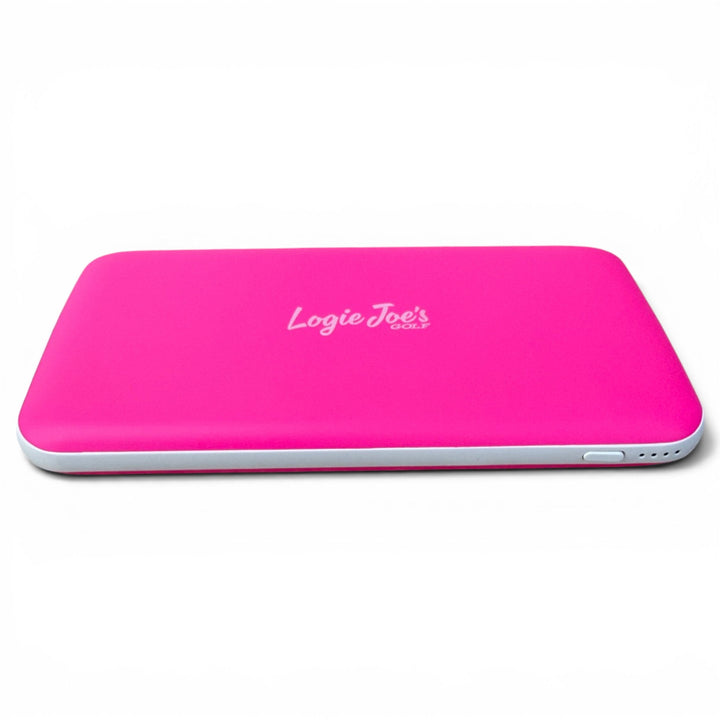 Fast Charge Power Bank | 10,000mAh Portable Charger | Slim USB-C Battery Pack for iPhone &amp; Android | Travel &amp; Golf Ready | Neon Pink