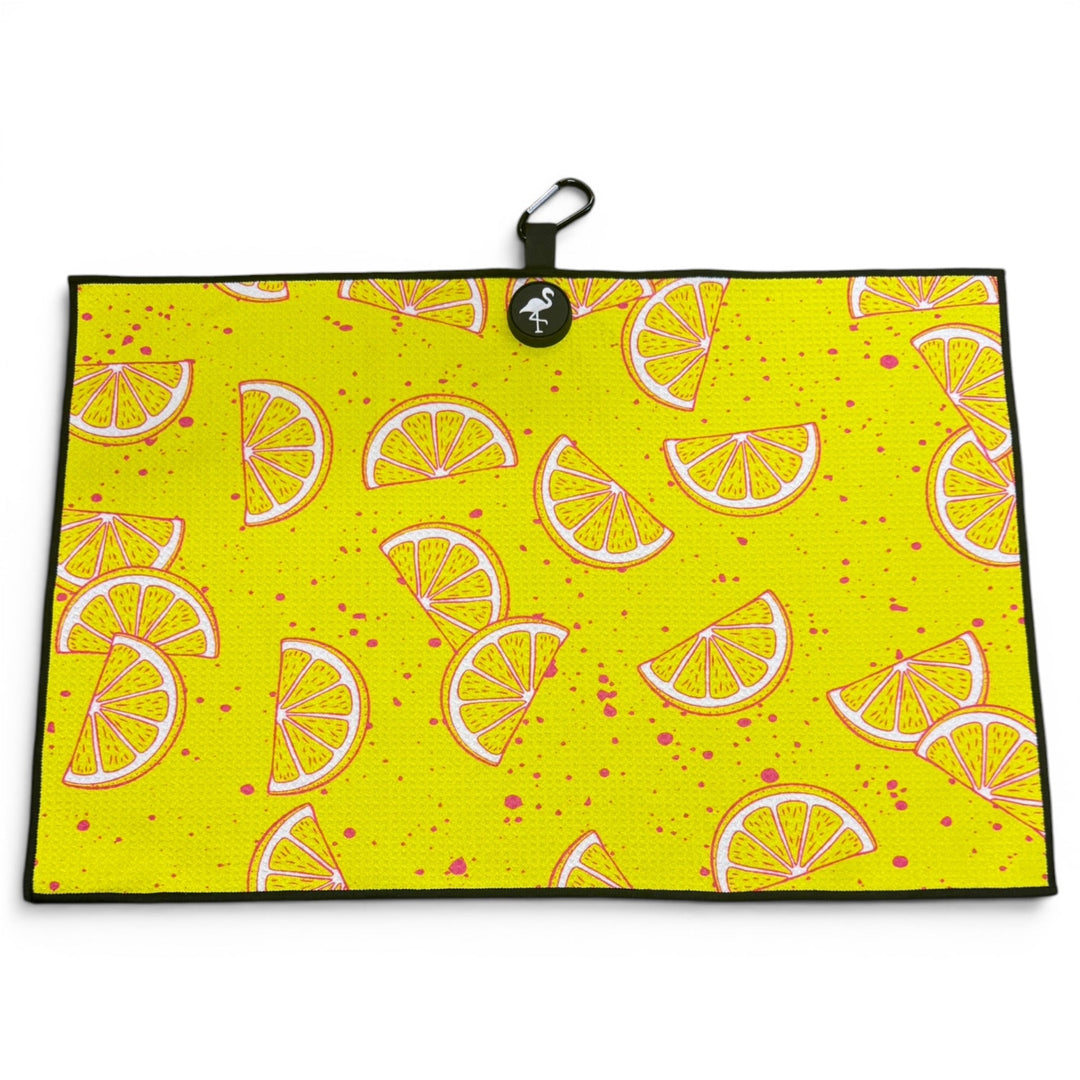 Main Squeeze Golf Towel | 24” x 16” Microfiber Towel | Magnetic Clip &amp; Carabiner | Premium Golf Accessory