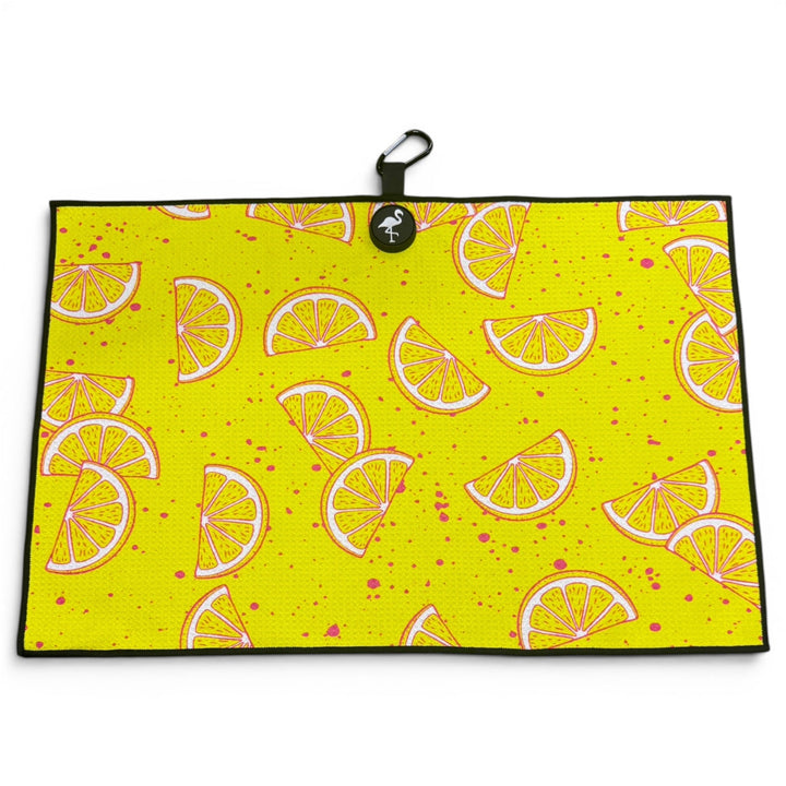 Main Squeeze Golf Towel | 24” x 16” Microfiber Towel | Magnetic Clip &amp; Carabiner | Premium Golf Accessory