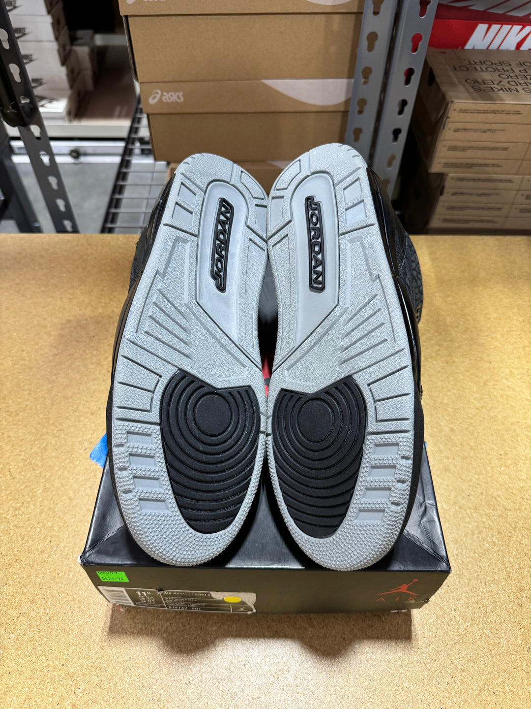 DEADSTOCK *Conditional* Air Jordan Retro 3 "Black Flip"