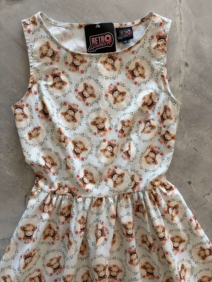 Till the Cows Come Home Vintage Dress
