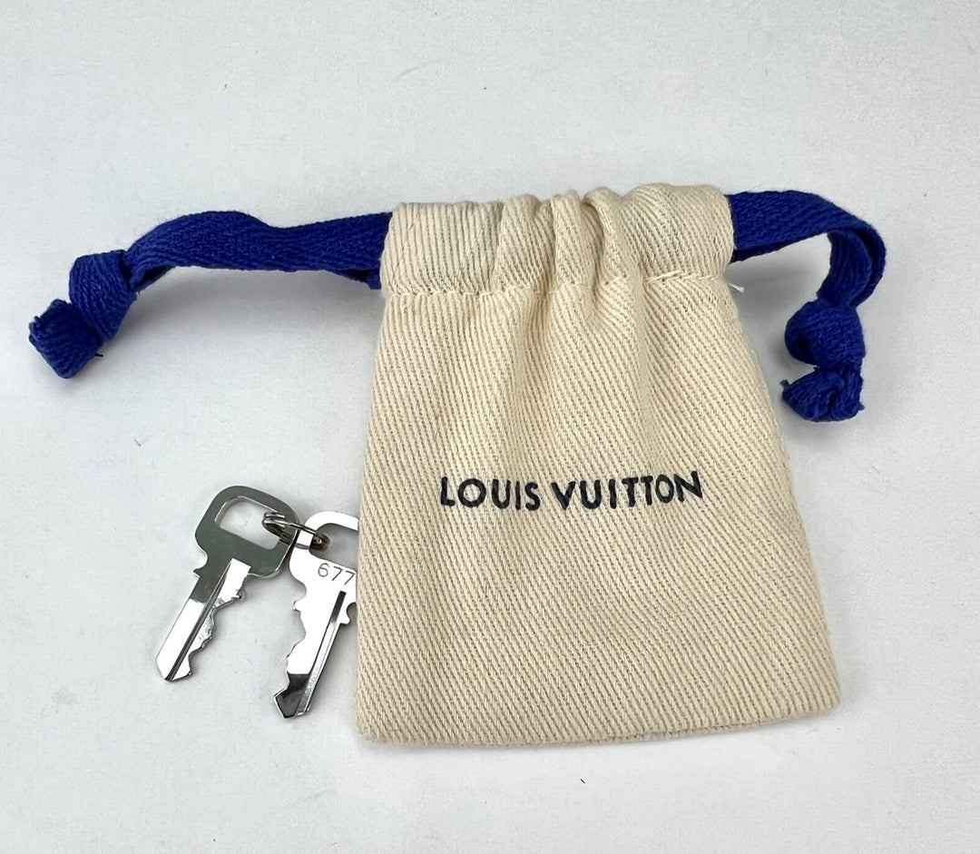 Louis Vuitton Keepall Bandoulière 50B silver glitter Damier duffle bag – STORE 7994
