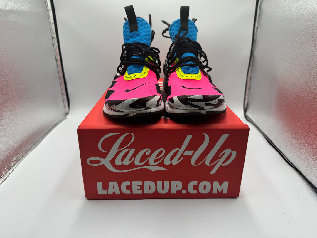 PRE OWNED Nike Air Presto Mid Acronym Racer Pink NO BOX