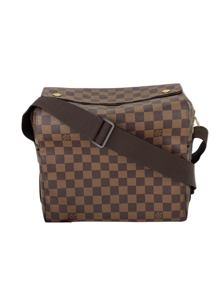 Louis Vuitton Damier Ebene Canvas Naviglio Shoulder Men's Messenger Bag