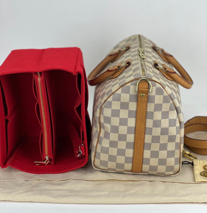 Louis Vuitton Speedy Bandoulière 30 Damier Azur preowned handbag – STORE 7994