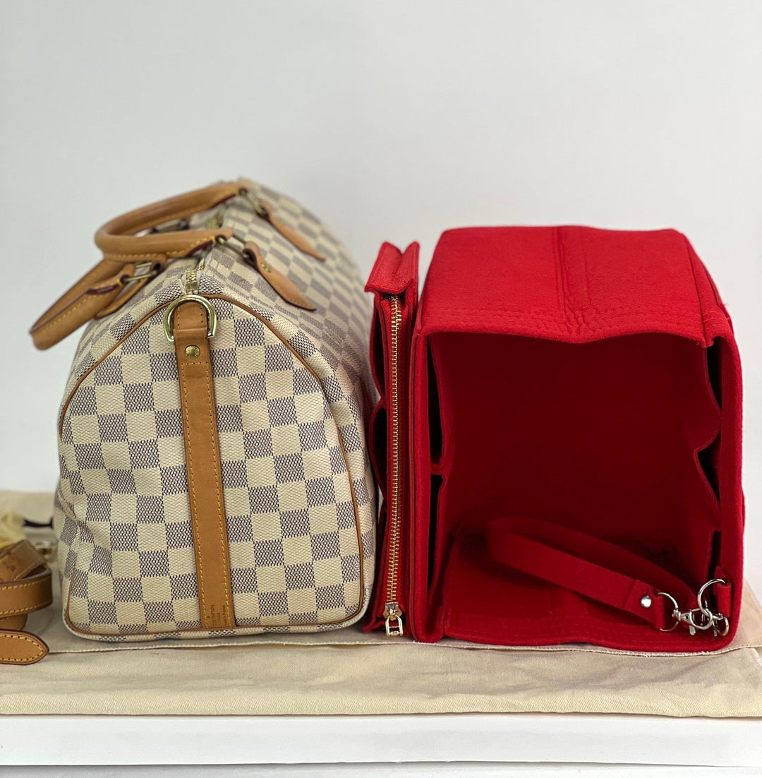 Louis Vuitton Speedy Bandoulière 30 Damier Azur preowned handbag – STORE 7994