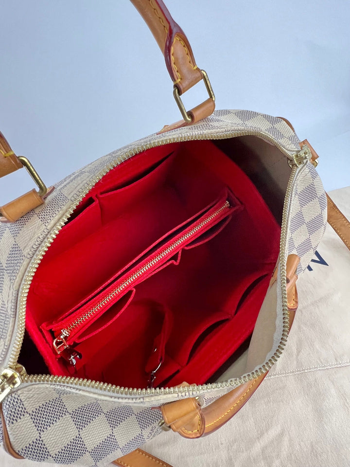 Louis Vuitton Speedy Bandoulière 30 Damier Azur preowned handbag – STORE 7994