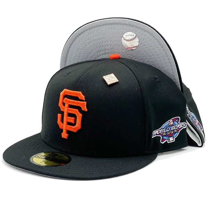 San Francisco Giants Basics 2002 World Series Patch Fitted Hat