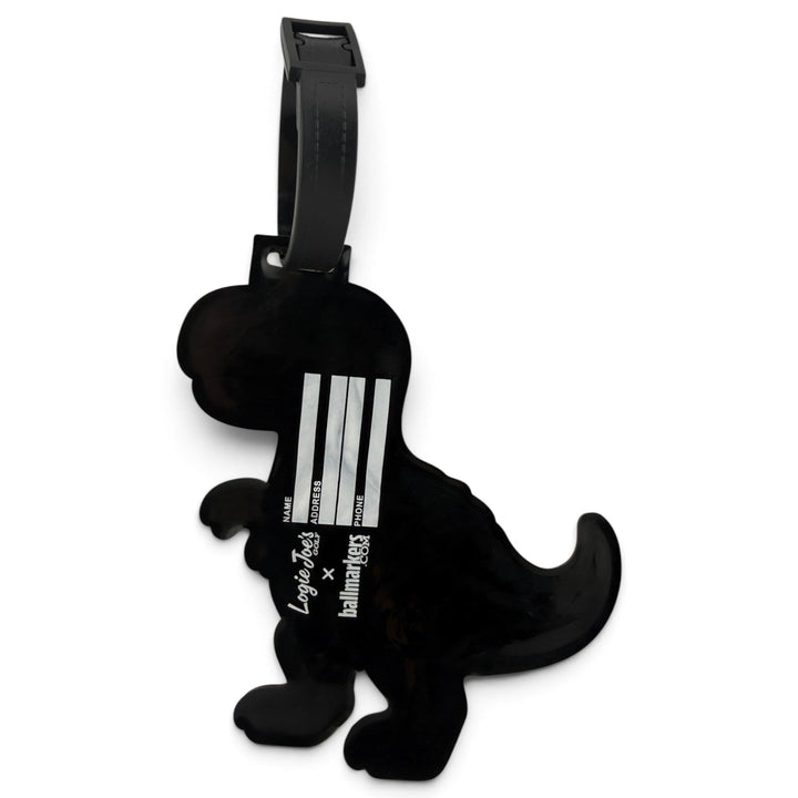 Dino Chicken Nugget Clip-On Tag | Multi-Use Bag Tag, Travel Tag, Golf Accessory